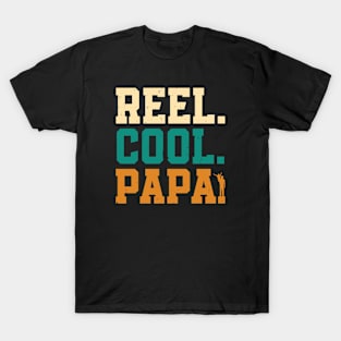 Reel Cool Papa Retro Gift for Father’s day, Birthday, Thanksgiving, Christmas, New Year T-Shirt
